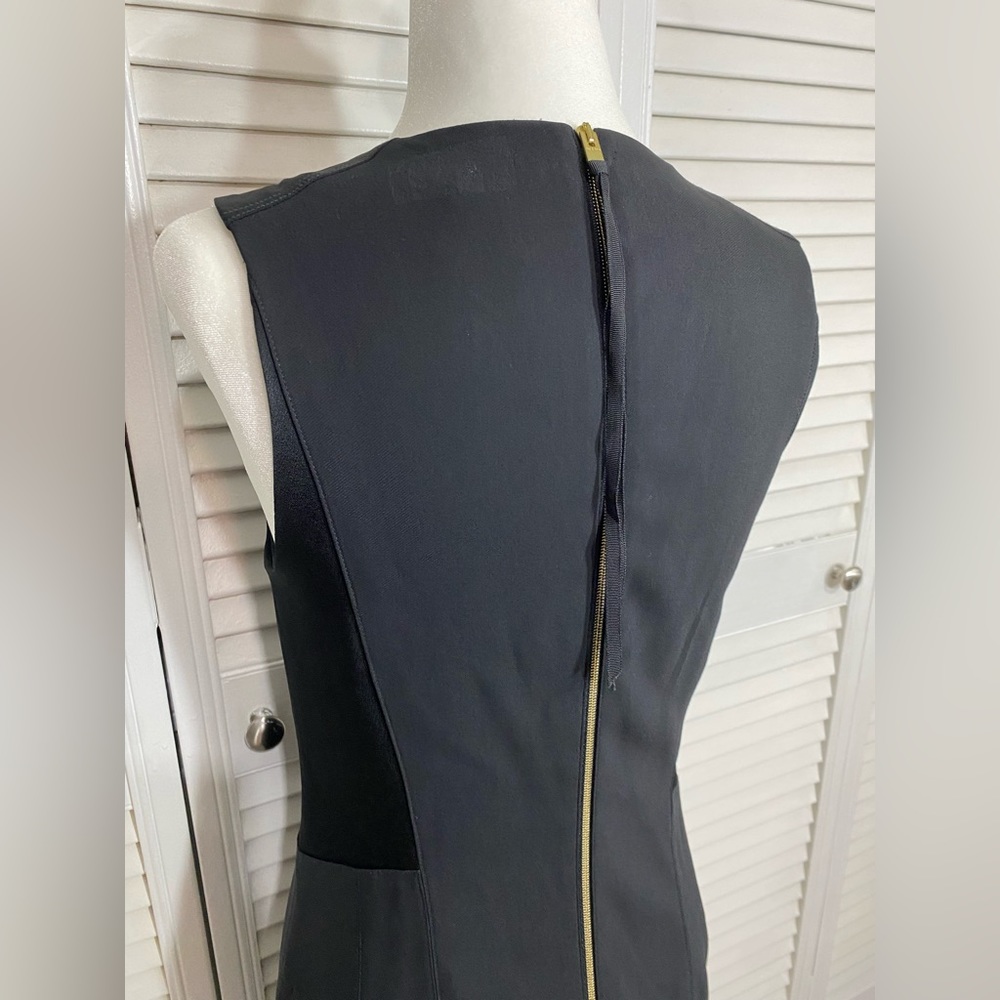 Size 4 Rag & Bone Sleeveless Little Black Dress w/ Side Paneling & Back Zipper - Picture 9 of 11